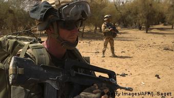 Mali Französische Soldaten (Getty Images/AFP/J. Saget)