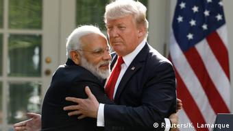 USA Trump und Modi im Weißen Haus (Reuters/K. Lamarque)