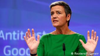 EU Kommissarin Vestager zur Google Strafe (Reuters/F. Lenoir)