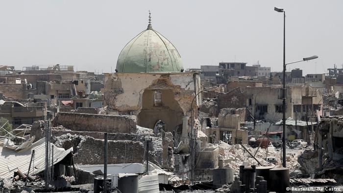 Irak die zerstörte Al-Nuri Mosche in Mossul (Reuters/E. De Castro)