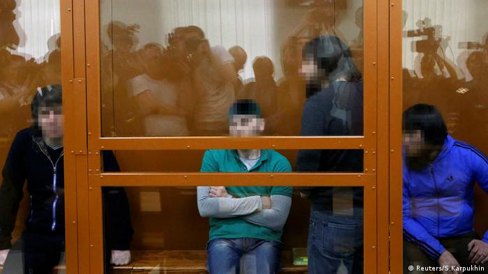 Moskau Eskerkhanov, Shadid Gubashev, Dadayev and Anzor Gubashev, Nemtsov Mord (Reuters/S.Karpukhin)