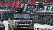 China Militär-Parade in Honh Kong fr Xi Jinping