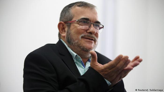 Kolumbien Rodrigo Londoño, früherer FARC-Chef (Reuters/J. Saldarriaga)