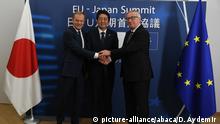EU-Japan- Gipfel in Brüssel (picture-alliance/abaca/D. Aydemir )