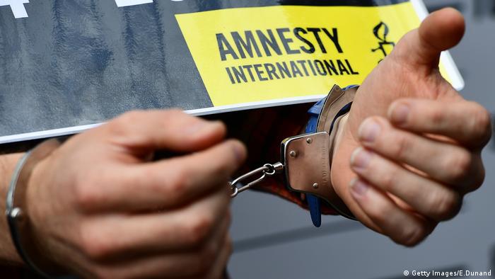 Amnesty International Protest Türkei Festnahmen (Getty Images/E.Dunand)