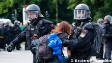 Deutschland G20 Proteste in Hamburg