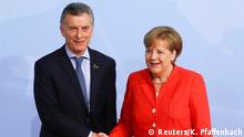 Deutschland G20 Begrüßung der Teilnehmer durch Merkel