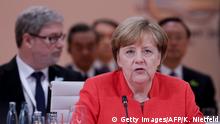 Deutschland Hamburg - G20 - Angela Merkel hält Rede