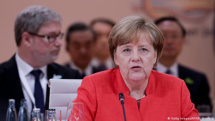 Hamburg - G20 - Angela Merkel (Getty Images/AFP/K. Nietfeld)