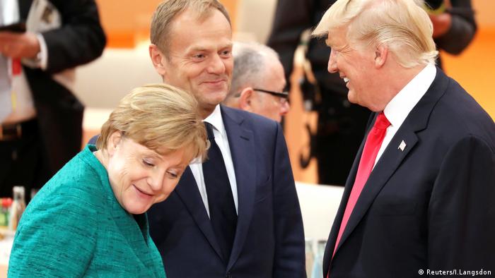 G20 Merkel Trump Tusk (Reuters/I.Langsdon)