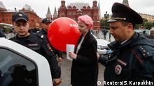 Russland Festnahme von Alexej Nawalny in Moskau