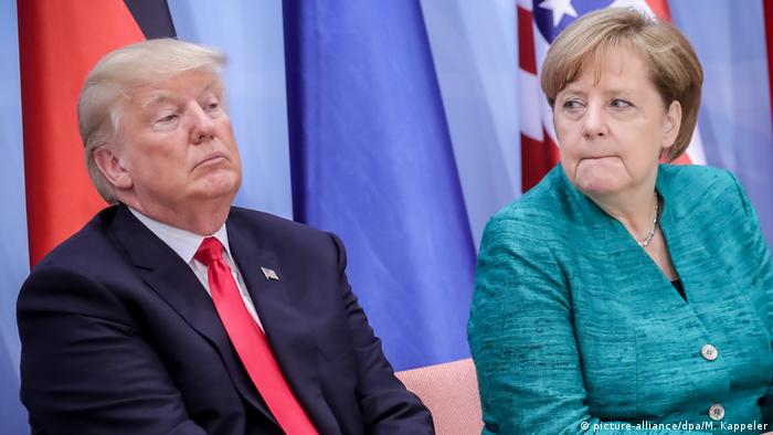 G20 Gipfel in Hamburg | Trump & Merkel (picture-alliance/dpa/M. Kappeler)