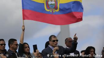 Ecuador Rafael Correa (picture alliance/AP Photo/D. Ochoa)