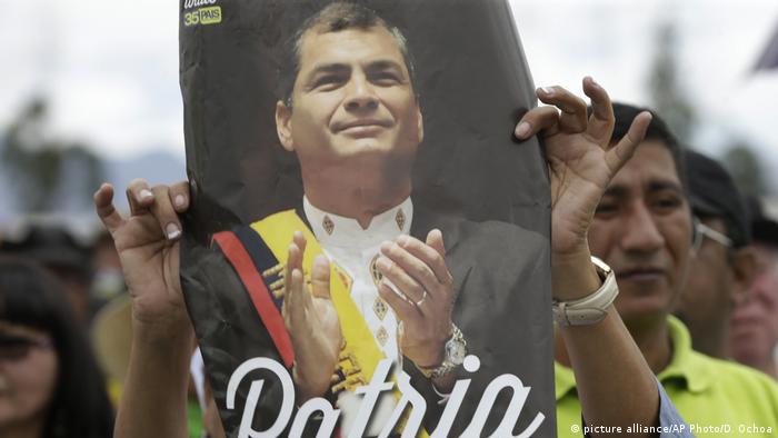 Ecuador Rafael Correa (picture alliance/AP Photo/D. Ochoa)