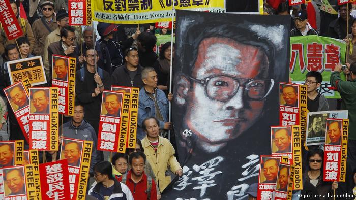 Protestas por la liberación de Liu Xiabo en 2010