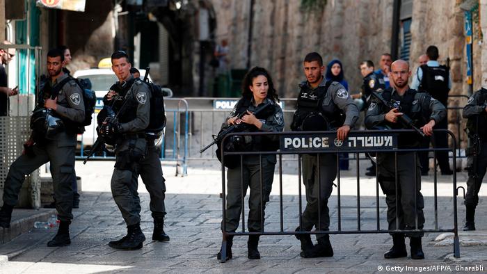 Israel Tempelberg Anschlag in Jerusalem (Getty Images/AFP/A. Gharabli)