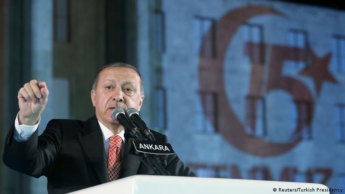 Türkei Ankara Rede Jahrestag Putschversuch (Reuters/Turkish Presidency)