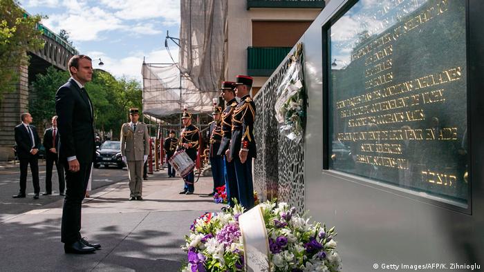 Paris Gedenken Razzia vom Vel d'Hiv (Getty Images/AFP/K. Zihnioglu)