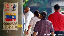 Venezuela Caracas symbolisches Referendum gegen Maduro