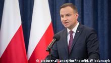 Polen Stellungsnahme des Präsidenten Andrzej Duda