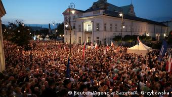Protestas en Varsovia contra la reforma del sistema judicial. (20.07.2017).