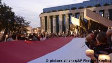 Polen Protest gegen Justizreform in Warschau