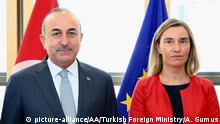 Brüssel EU Türkei Dialog Mogherini und Cavusoglu