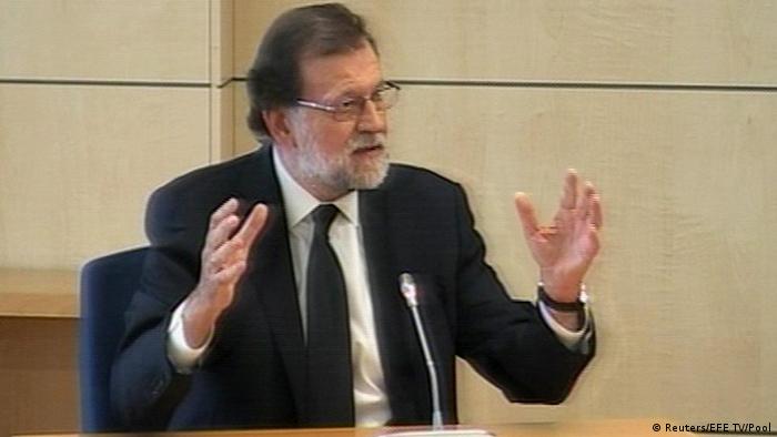 Spanien Madrid Premierminister Rajoy vor Gericht (Reuters/EFE TV/Pool)