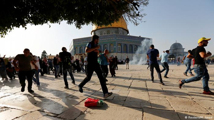 Israel Jerusalem Gewalt am Tempelberg (Reuters/M. Awad)