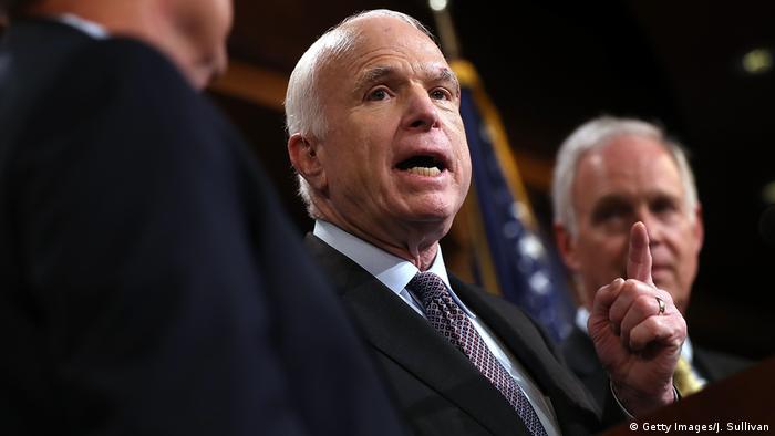 Senador estadounidense republicano John McCain.