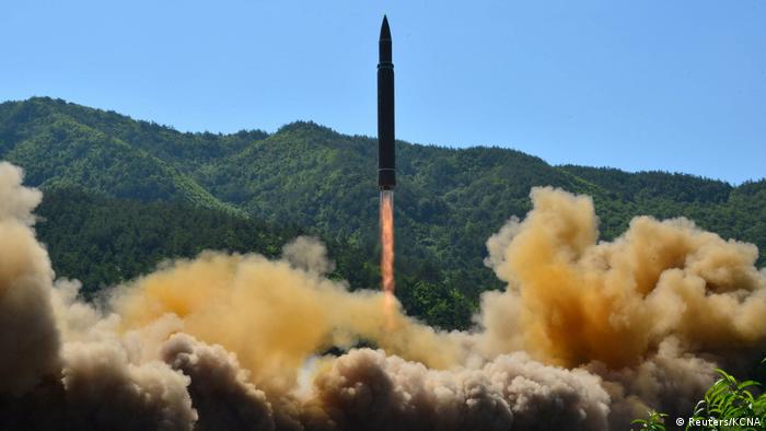 Nordkorea - Raketentest (Reuters/KCNA)