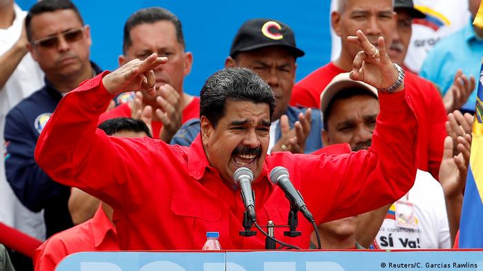 Venezuela Präsident Maduro Rede in Caracas (Reuters/C. Garcias Rawlins )