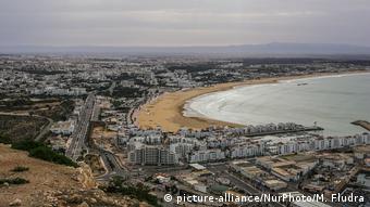 La ciudad costera de Agadir, en Marruecos.