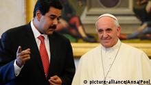 Papst und Maduro - Papst fordert Verzicht auf Verfassungsversammlung