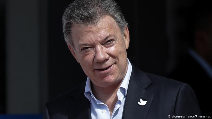 Kolumbien | Präsident Juan Manuel Santos (picture-alliance/Photoshot)