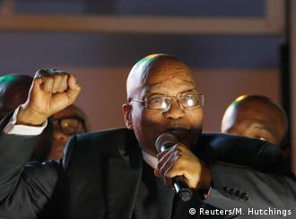 Após votação, Zuma falou diante de uma multidão na Cidade do Cabo