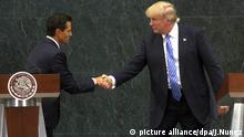 Donald Trump trifft Enrique Pena Nieto