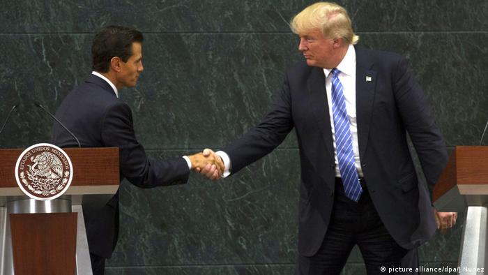 Donald Trump trifft Enrique Pena Nieto (picture alliance/dpa/J.Nunez)