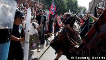 USA Virginia Charlottesville - Ausschreitungen nach Demonstrationen
