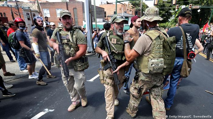  USA Virginia - Ausschreitungen nach Demonstrationen (Getty Images/C. Somodevilla)