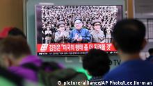 Südkorea Kim Jong Un im TV in Seoul