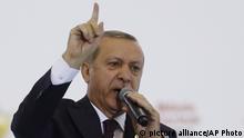 Recep Tayip Erdogan hält Rede in Ankara (picture alliance/AP Photo)
