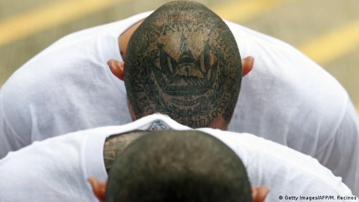 El Salvador MS-13 Gang Angehörige (Getty Images/AFP/M. Recinos)