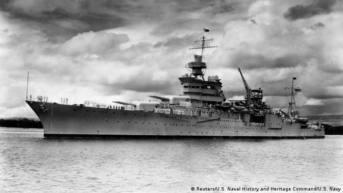  WK II US-Kriegsschiff „USS Indianapolis“ bei Pearl Harbor Hawaii (Reuters/U.S. Naval History and Heritage Command/U.S. Navy)