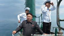 Nordkorea Kim Jon-un besucht U-Boot