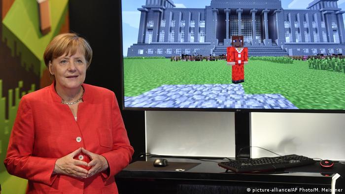 Deutschland | BK Merkel auf der Gamescom