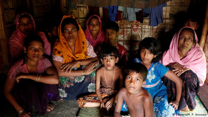 Myanmar Kämpfe Flucht Rohingyas nach Bangladesch (Reuters/M. P. Hossain)