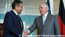 USA Gabriel bei Tillerson in Washington