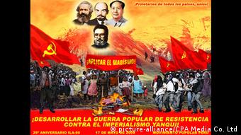 Peru - Propaganda Poster der Movimiento Popular Peru