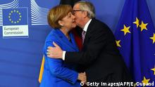 Belgien EU Angela Merkel und Jean-Claude Juncke